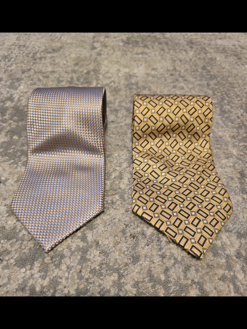 Two Designer Silk Neckties - Nautica And Michael Kors